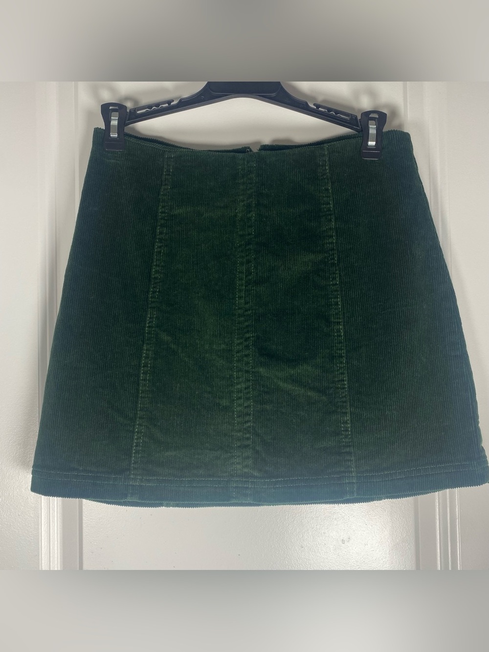 Forever 21 Dark Green Corduroy Mini Skirt - 27" Waist